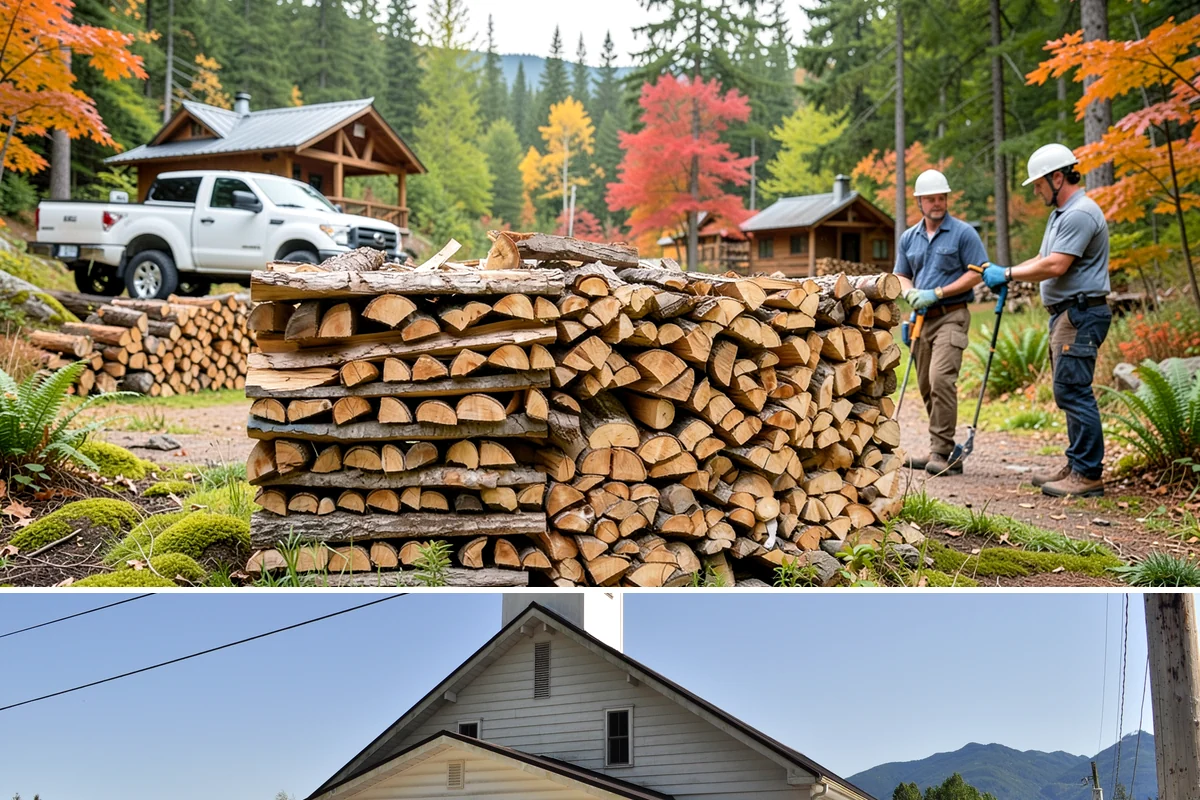 Premium Pizza Wood in Concrete, Skagit County, WA - Available year-round, though ordering ahead of summer entertaining season ensures the best supply.