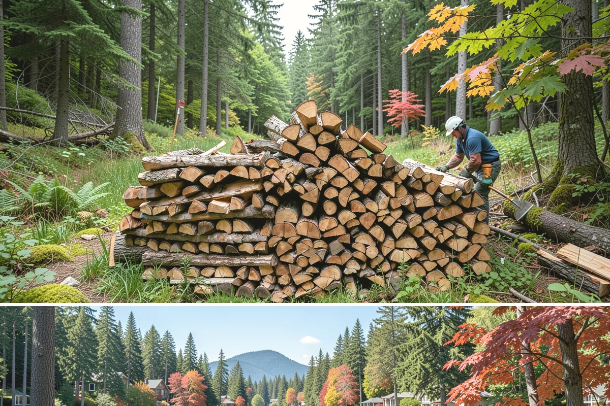 Premium Pizza Wood in Covington, WA - Available year-round, though ordering ahead of summer entertaining season ensures the best supply.