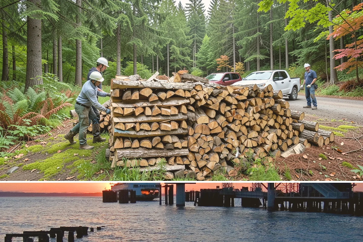 Premium Pizza Wood in Edmonds, Snohomish County, WA - Available year-round, though ordering ahead of summer entertaining season ensures the best supply.