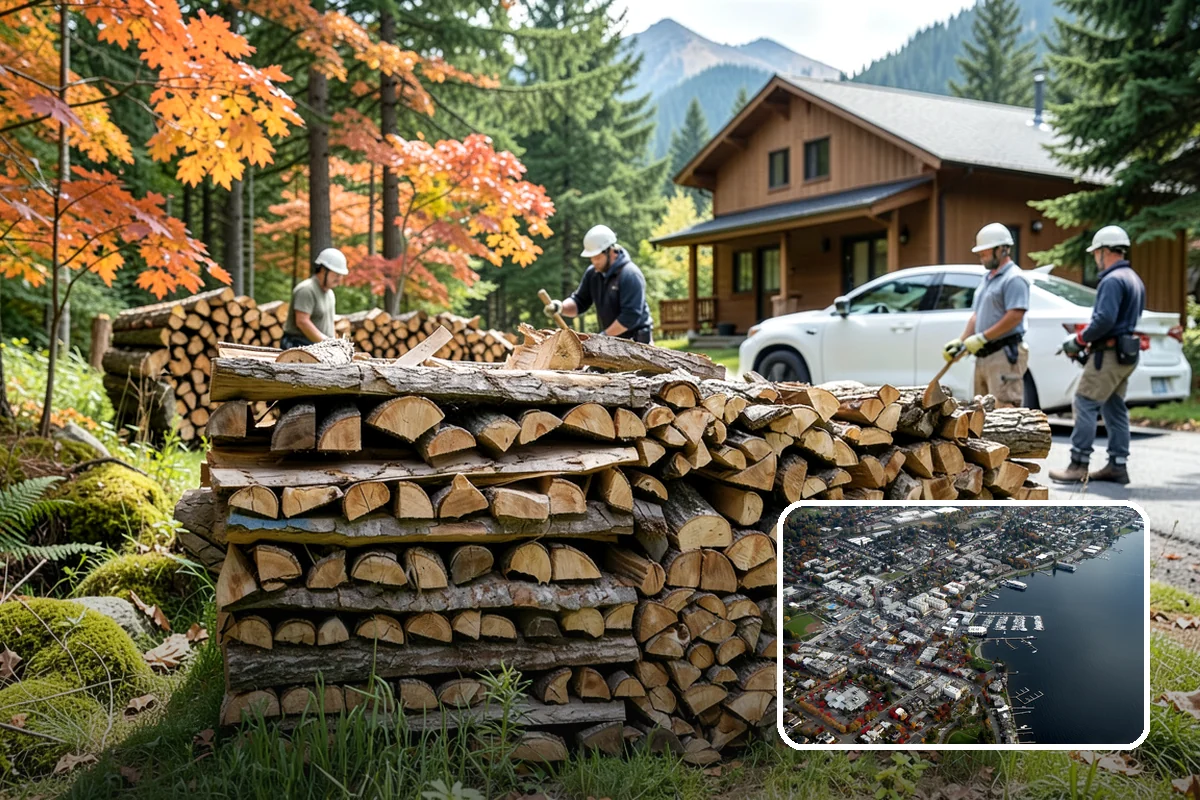 Premium Pizza Wood in Kirkland, King County, WA - Burns hot and clean for true wood-fired results