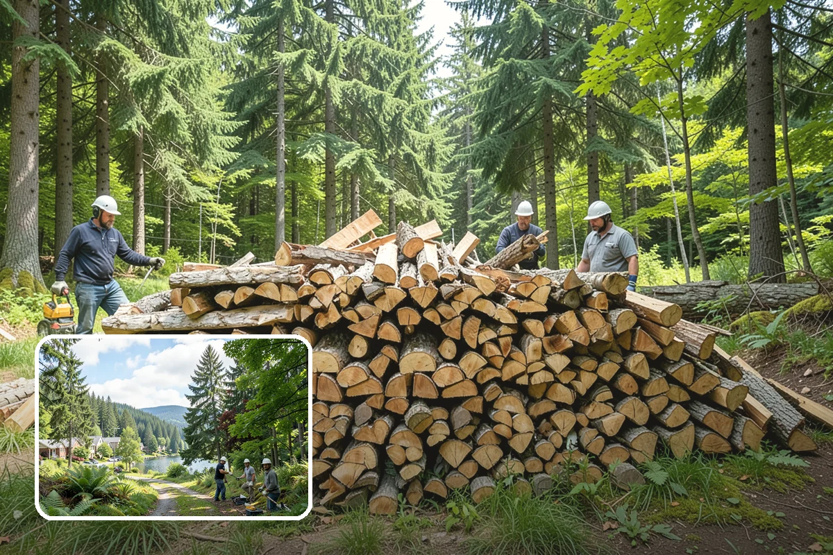 Premium Pizza Wood in Lake Forest Park, King County, WA - Burns hot and clean for true wood-fired results
