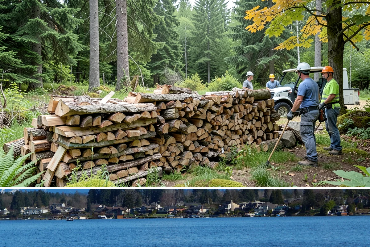 Premium Pizza Wood in Lake Stevens, Snohomish County, WA - Available year-round, though ordering ahead of summer entertaining season ensures the best supply.