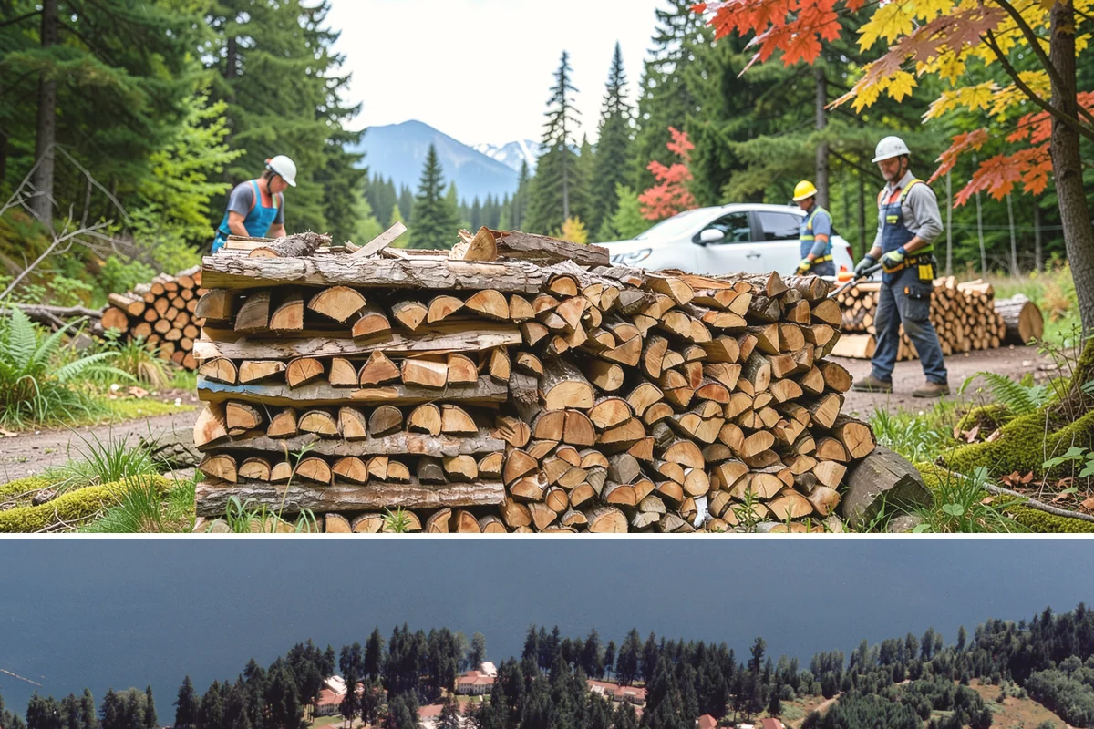Premium Pizza Wood in Lakewood, Pierce County, WA - Available year-round, though ordering ahead of summer entertaining season ensures the best supply.
