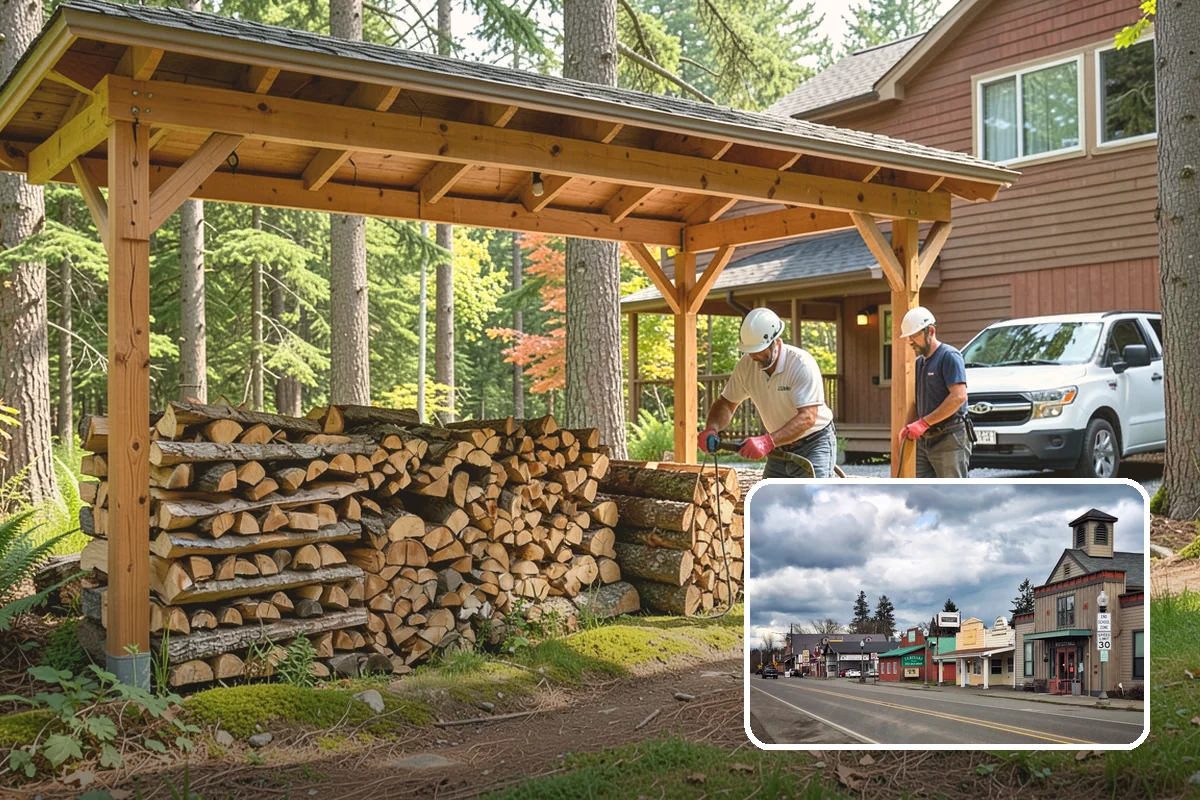 Premium Pizza Wood in Roy, Pierce County, WA - Burns hot and clean for true wood-fired results