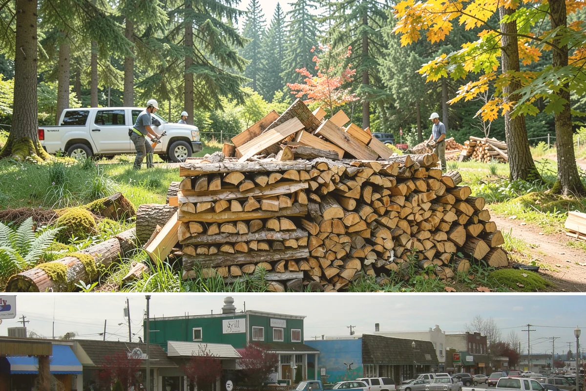 Premium Pizza Wood in Stanwood, Snohomish County, WA - Available year-round, though ordering ahead of summer entertaining season ensures the best supply.
