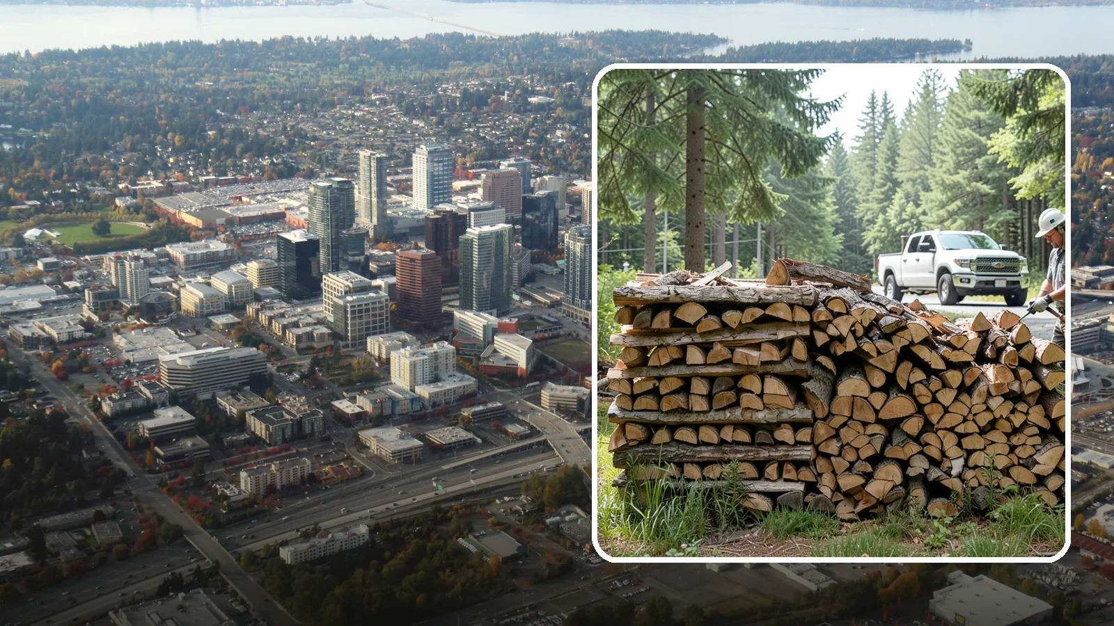 Premium Softwood Mix in Bellevue, King County, WA - Our Premium Softwood Mix is a fast-lighting, bright-burning blend perfect for taking the chill off cool Northwest mornings and...