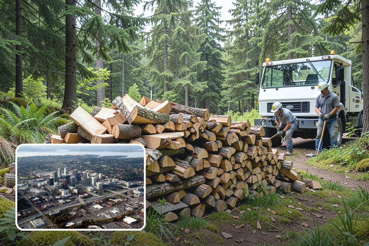 Premium Softwood Mix in Bellevue, King County, WA - Lights fast and reaches usable heat quickly