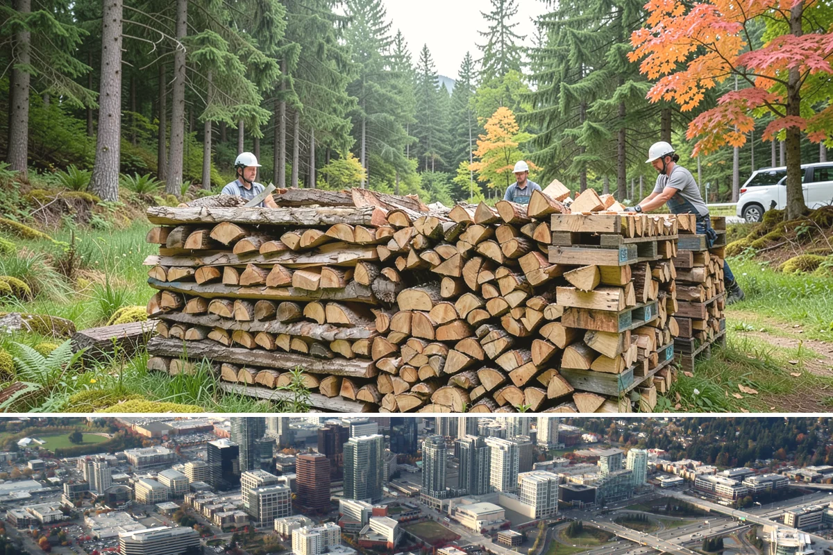 Premium Softwood Mix in Bellevue, King County, WA - Best purchased in spring or summer so it is fully seasoned and ready for cool fall evenings.