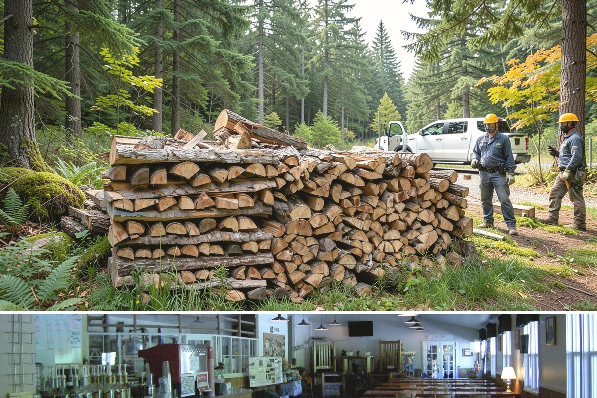 Premium Softwood Mix in Black Diamond, King County, WA - Best purchased in spring or summer so it is fully seasoned and ready for cool fall evenings.