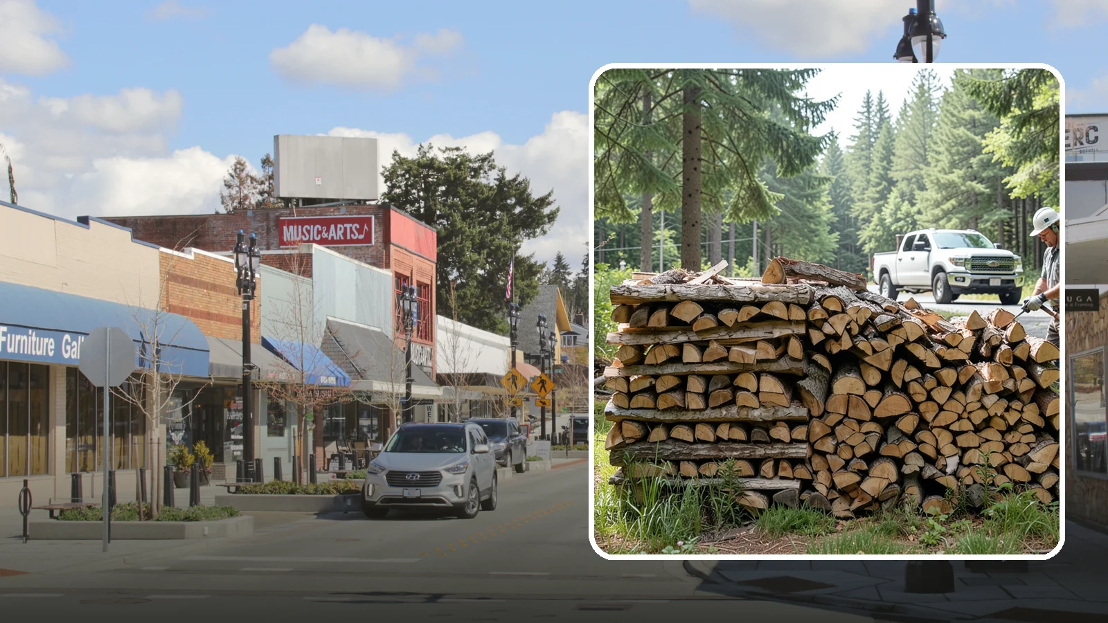 Premium Softwood Mix in Bothell, King County, WA - Our Premium Softwood Mix is a fast-lighting, bright-burning blend perfect for taking the chill off cool Northwest mornings and...