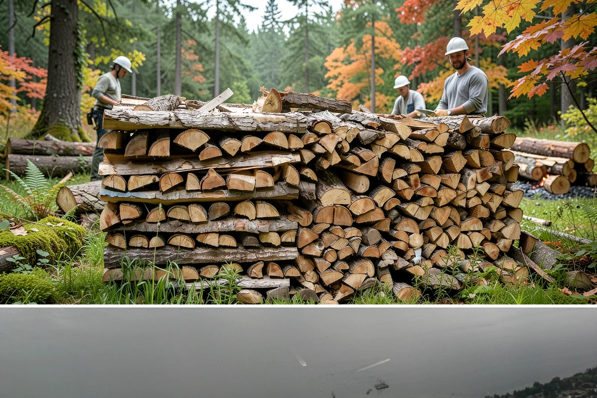 Premium Softwood Mix in Des Moines, King County, WA - Best purchased in spring or summer so it is fully seasoned and ready for cool fall evenings.
