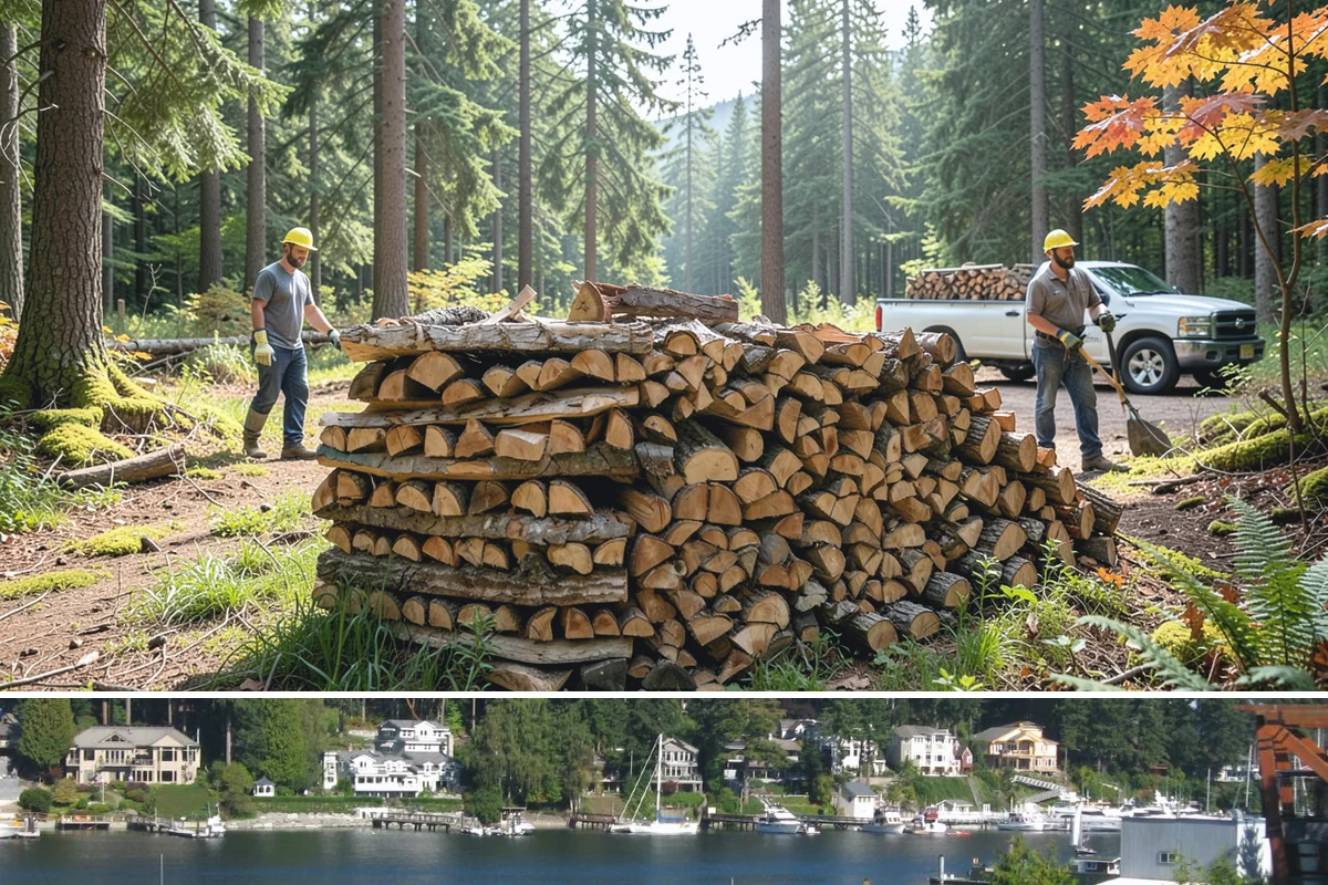 Premium Softwood Mix in Gig Harbor, Pierce County, WA - Best purchased in spring or summer so it is fully seasoned and ready for cool fall evenings.