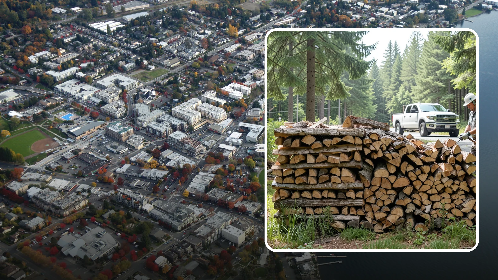 Premium Softwood Mix in Kirkland, King County, WA - Our Premium Softwood Mix is a fast-lighting, bright-burning blend perfect for taking the chill off cool Northwest mornings and...