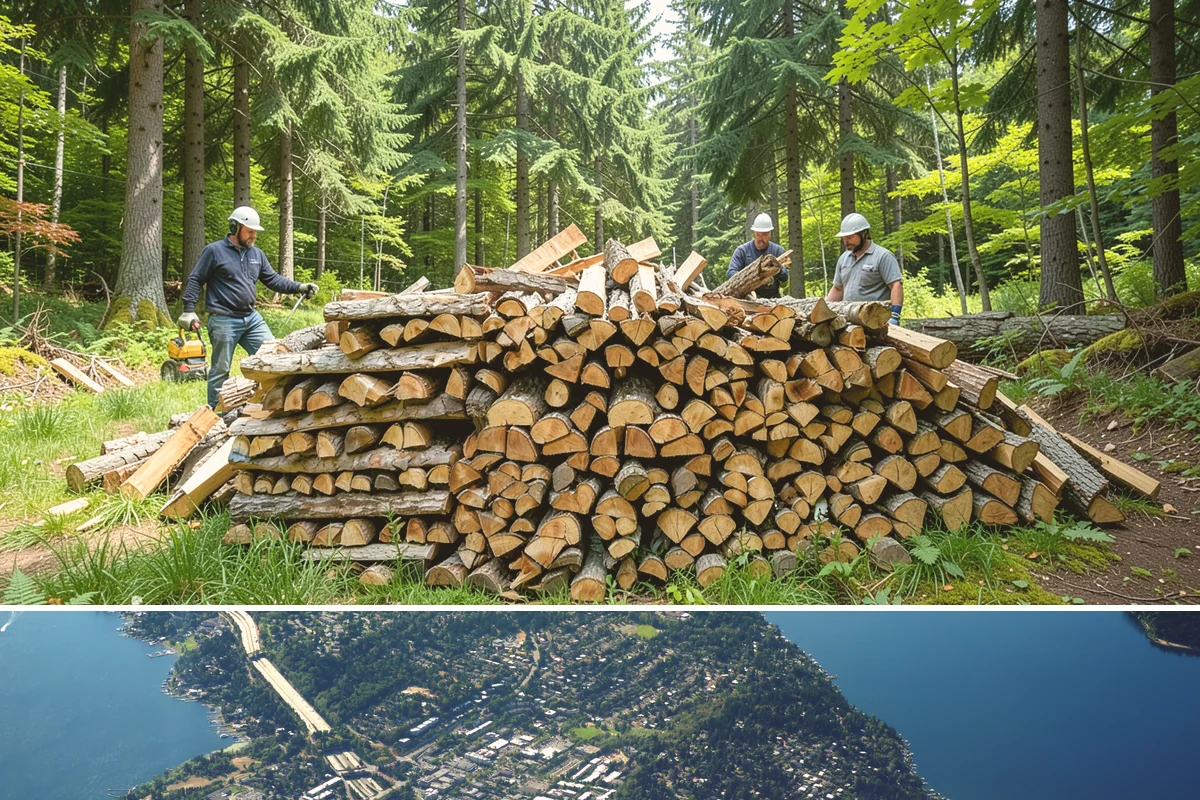 Premium Softwood Mix in Mercer Island, King County, WA - Best purchased in spring or summer so it is fully seasoned and ready for cool fall evenings.