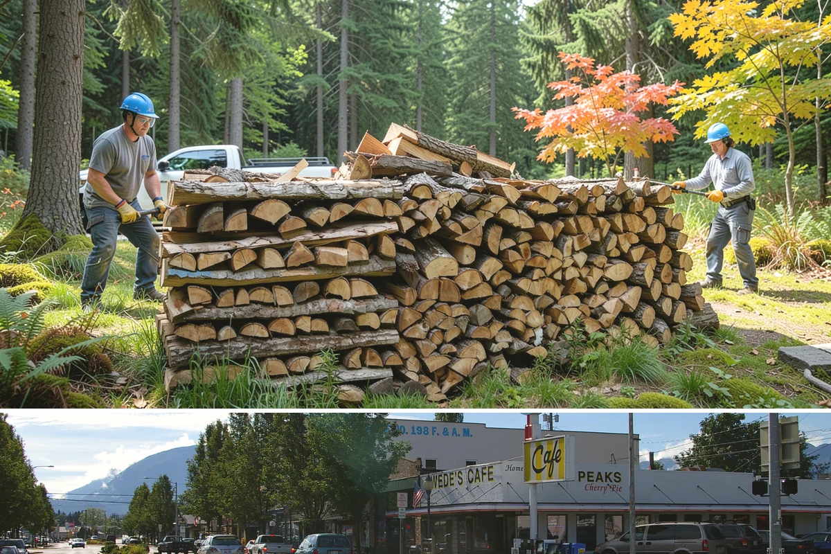 Premium Softwood Mix in North Bend, King County, WA - Best purchased in spring or summer so it is fully seasoned and ready for cool fall evenings.