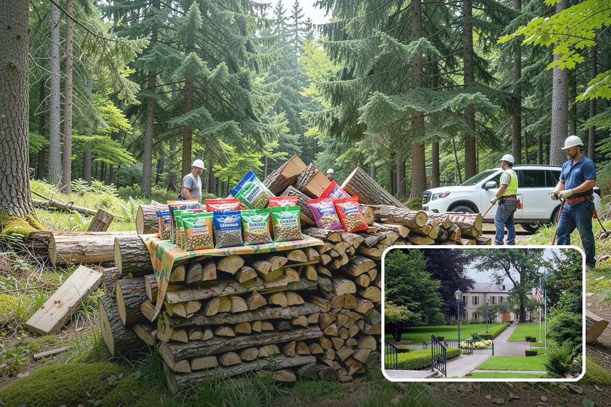 Premium Softwood Mix in Woodinville, King County, WA - Lights fast and reaches usable heat quickly