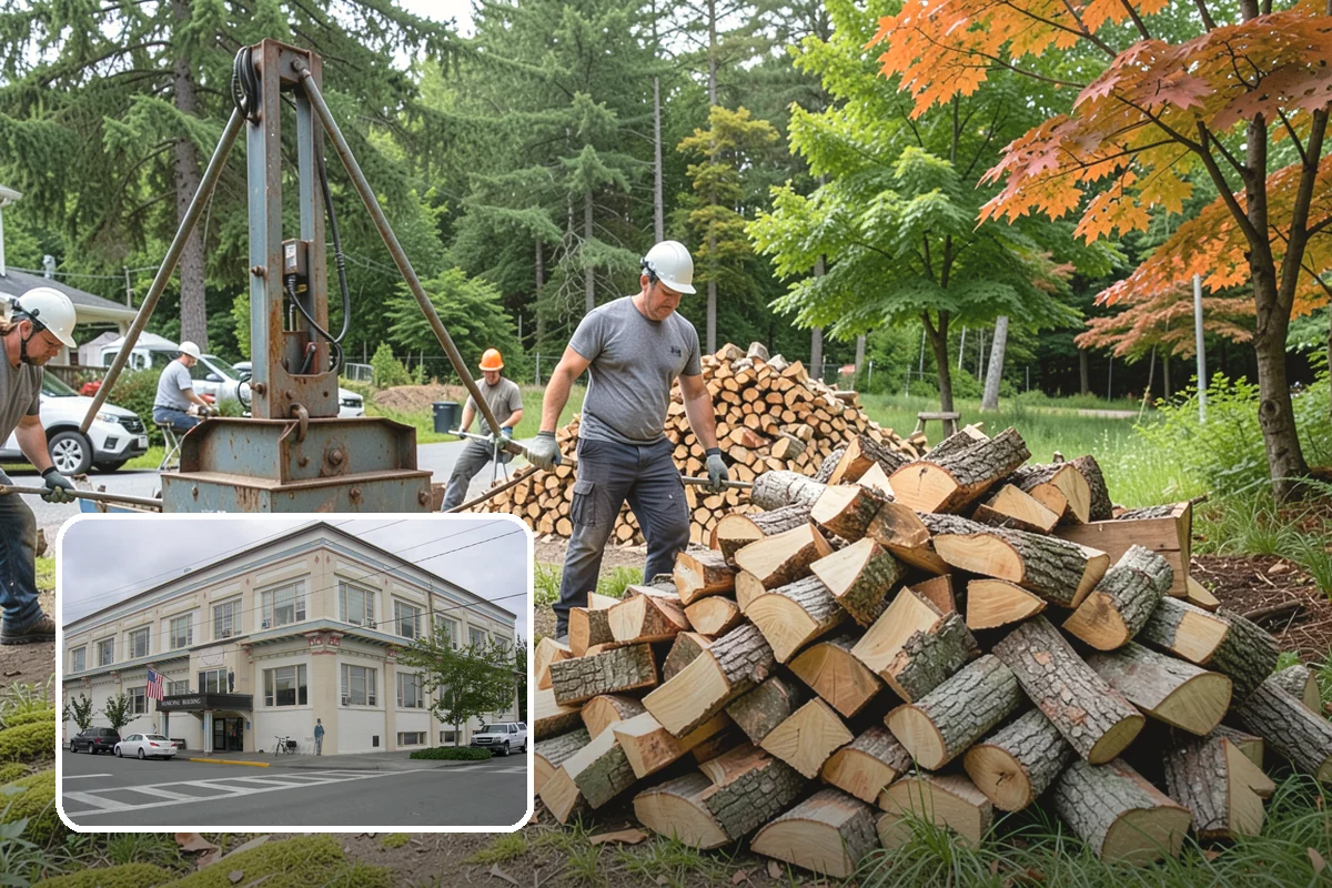 Quarter Cord Firewood in Anacortes, Skagit County, WA - A manageable amount that does not overwhelm your yard