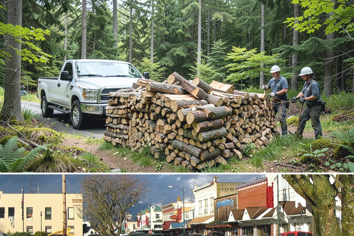 Quarter Cord Firewood in Arlington, Snohomish County, WA - Order in early fall to have a light supply seasoned and ready before the first cold snap.