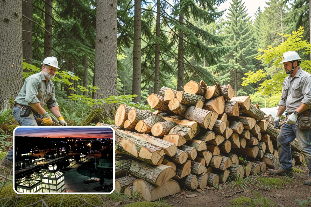 Quarter Cord Firewood in Auburn, King County, WA - A manageable amount that does not overwhelm your yard