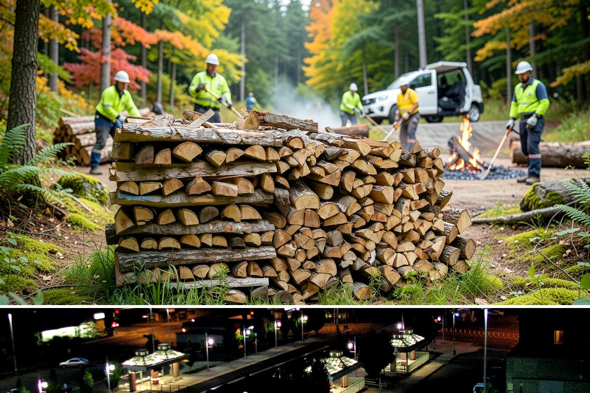 Quarter Cord Firewood in Auburn, King County, WA - Order in early fall to have a light supply seasoned and ready before the first cold snap.
