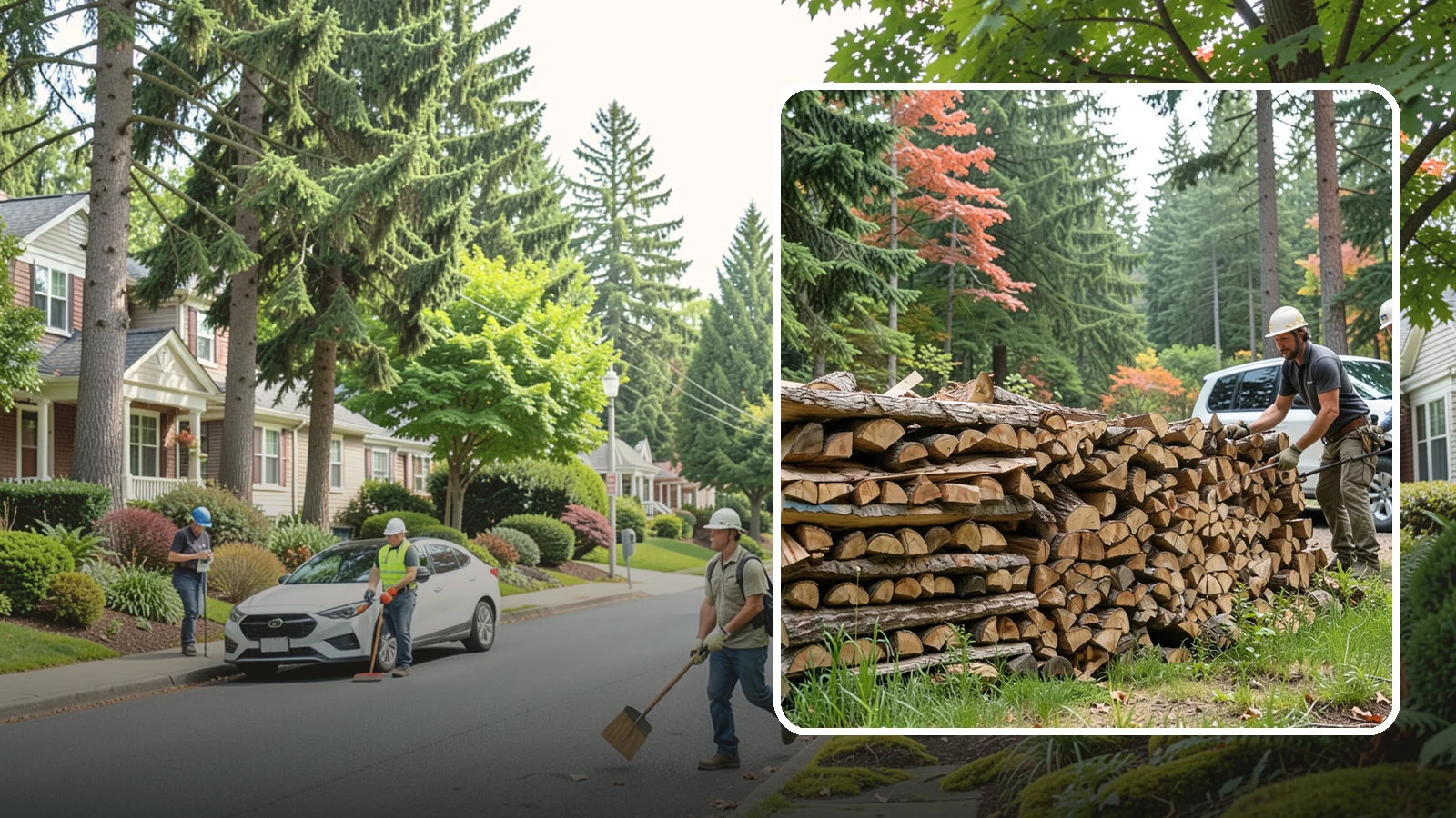 Quarter Cord Firewood in Beaux Arts Village, King County, WA - A quarter cord of seasoned firewood, a right-sized supply for light or occasional home burning.