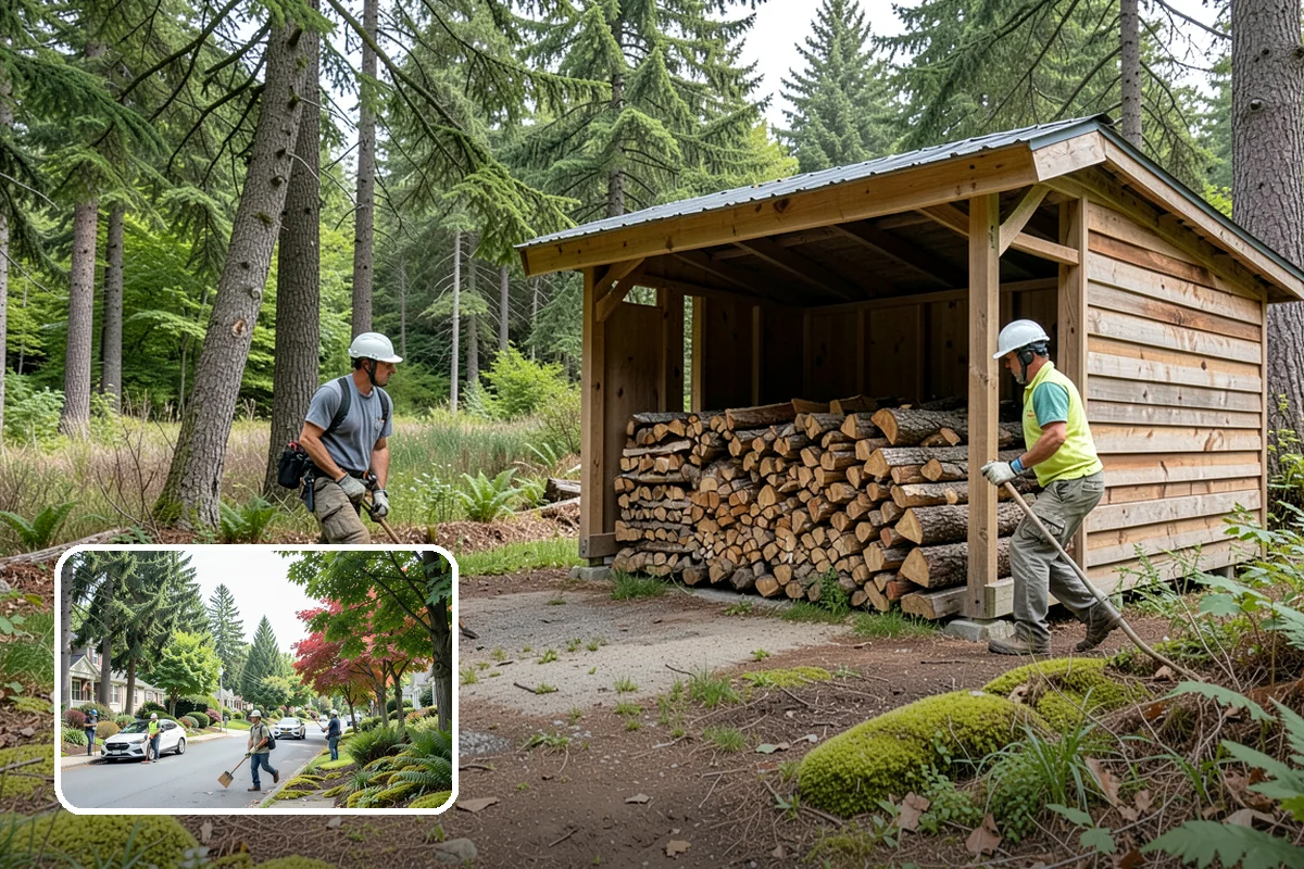 Quarter Cord Firewood in Beaux Arts Village, King County, WA - A manageable amount that does not overwhelm your yard