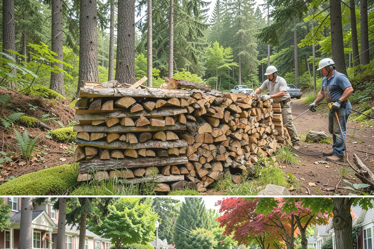 Quarter Cord Firewood in Beaux Arts Village, King County, WA - Order in early fall to have a light supply seasoned and ready before the first cold snap.
