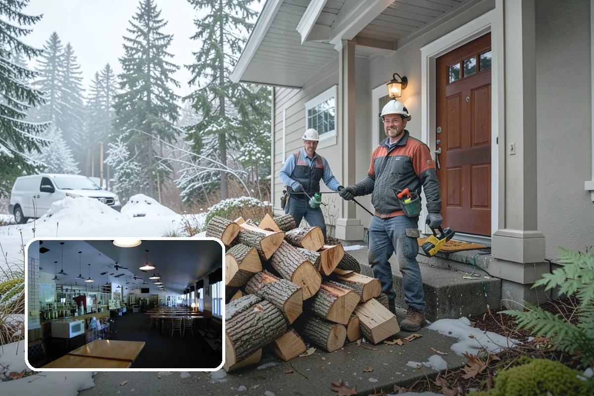 Quarter Cord Firewood in Black Diamond, King County, WA - A manageable amount that does not overwhelm your yard