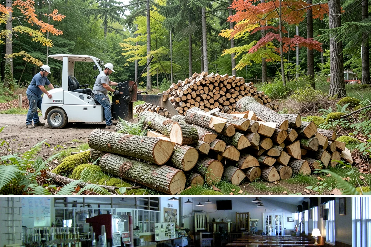 Quarter Cord Firewood in Black Diamond, King County, WA - Order in early fall to have a light supply seasoned and ready before the first cold snap.