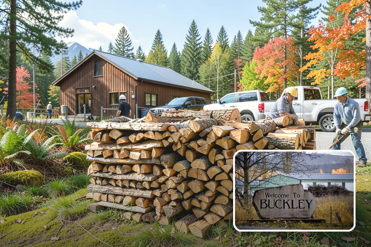 Quarter Cord Firewood in Buckley, Pierce County, WA - A manageable amount that does not overwhelm your yard