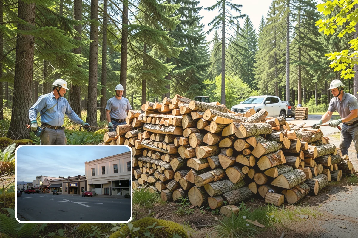 Quarter Cord Firewood in Burlington, Skagit County, WA - A manageable amount that does not overwhelm your yard