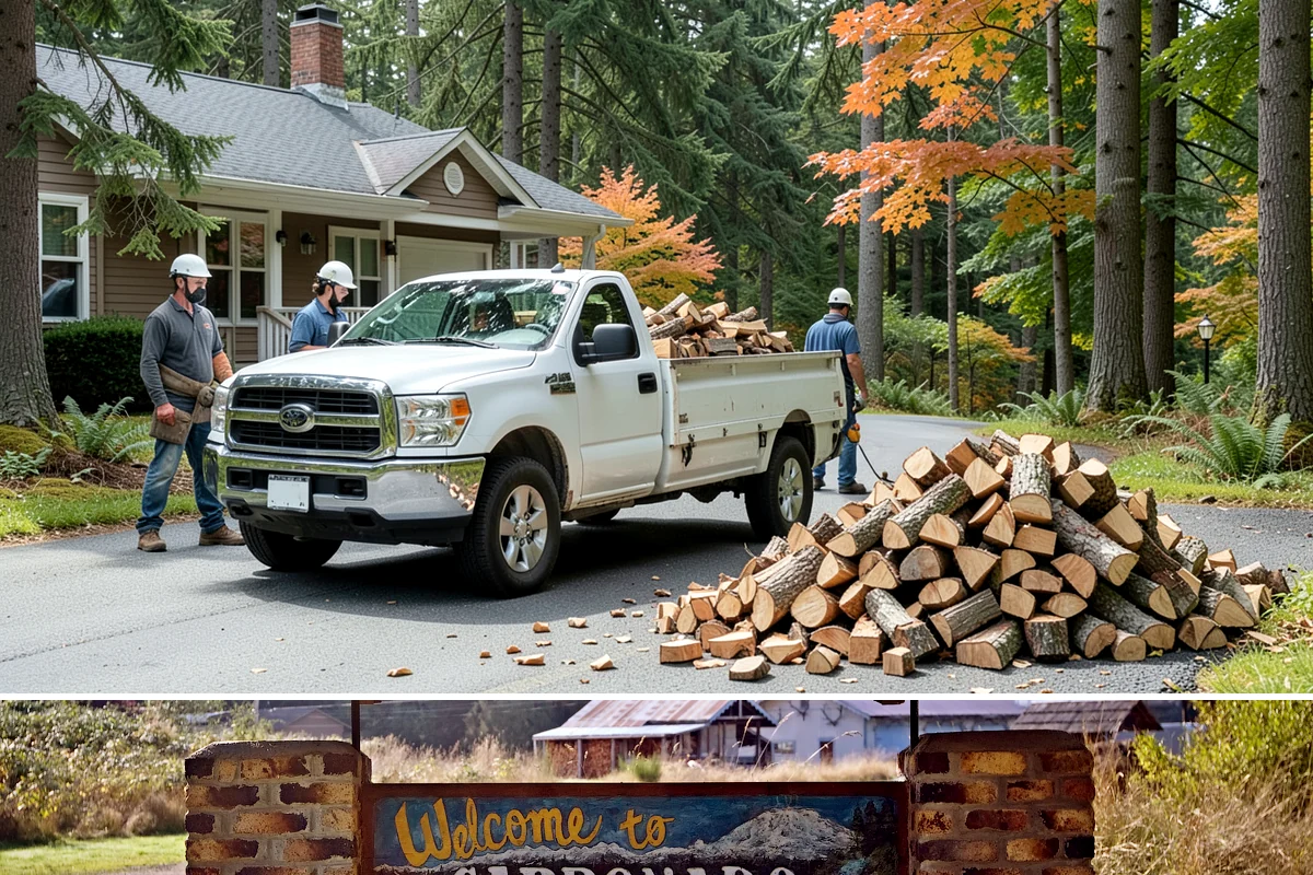 Quarter Cord Firewood in Carbonado, Pierce County, WA - Order in early fall to have a light supply seasoned and ready before the first cold snap.