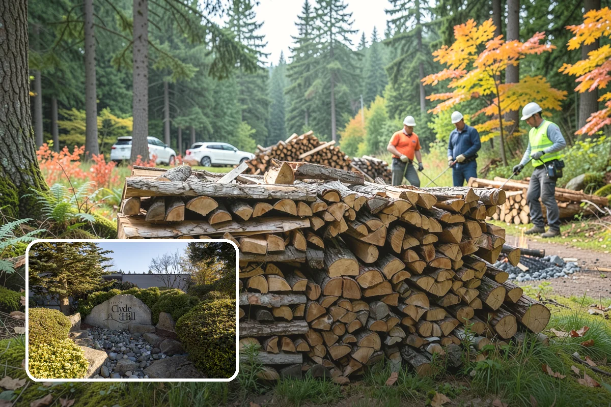 Quarter Cord Firewood in Clyde Hill, King County, WA - A manageable amount that does not overwhelm your yard