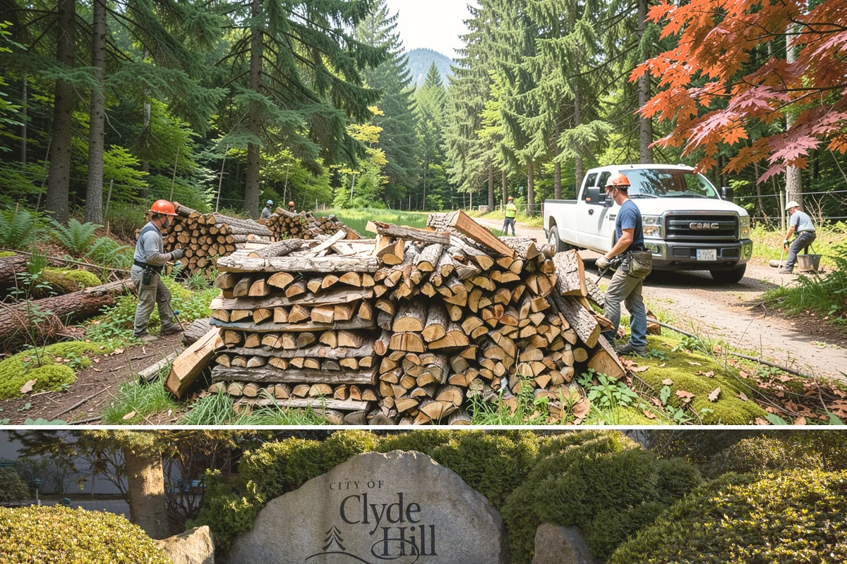 Quarter Cord Firewood in Clyde Hill, King County, WA - Order in early fall to have a light supply seasoned and ready before the first cold snap.