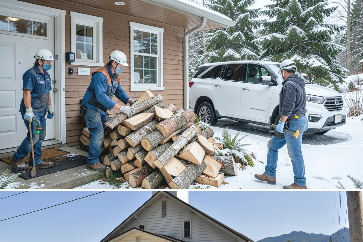 Quarter Cord Firewood in Concrete, Skagit County, WA - Order in early fall to have a light supply seasoned and ready before the first cold snap.