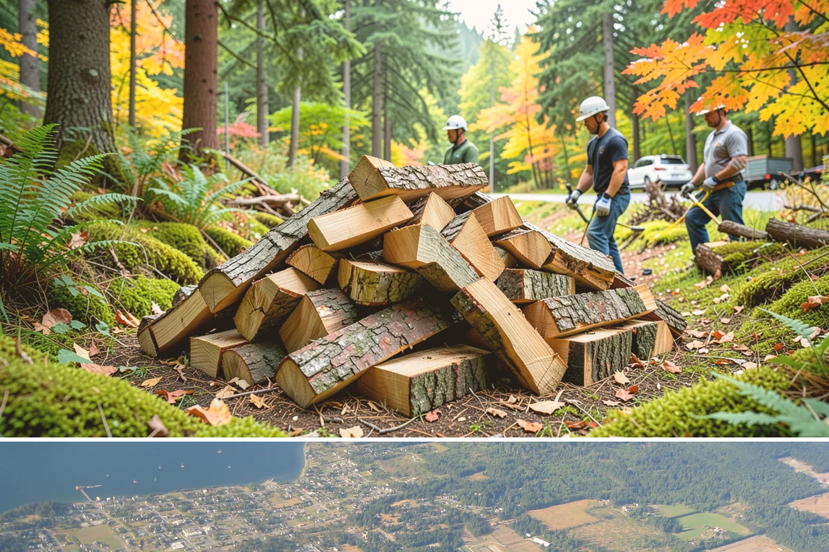 Quarter Cord Firewood in Coupeville, Island County, WA - Order in early fall to have a light supply seasoned and ready before the first cold snap.