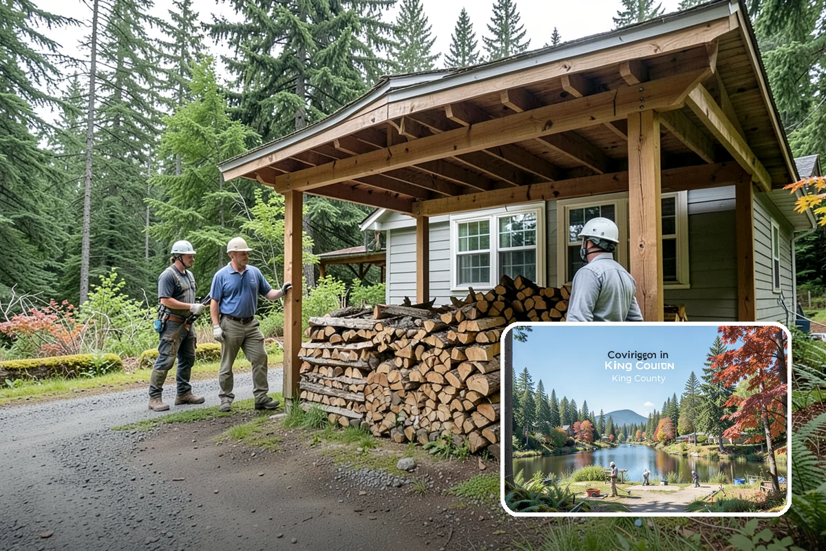 Quarter Cord Firewood in Covington, WA - A manageable amount that does not overwhelm your yard