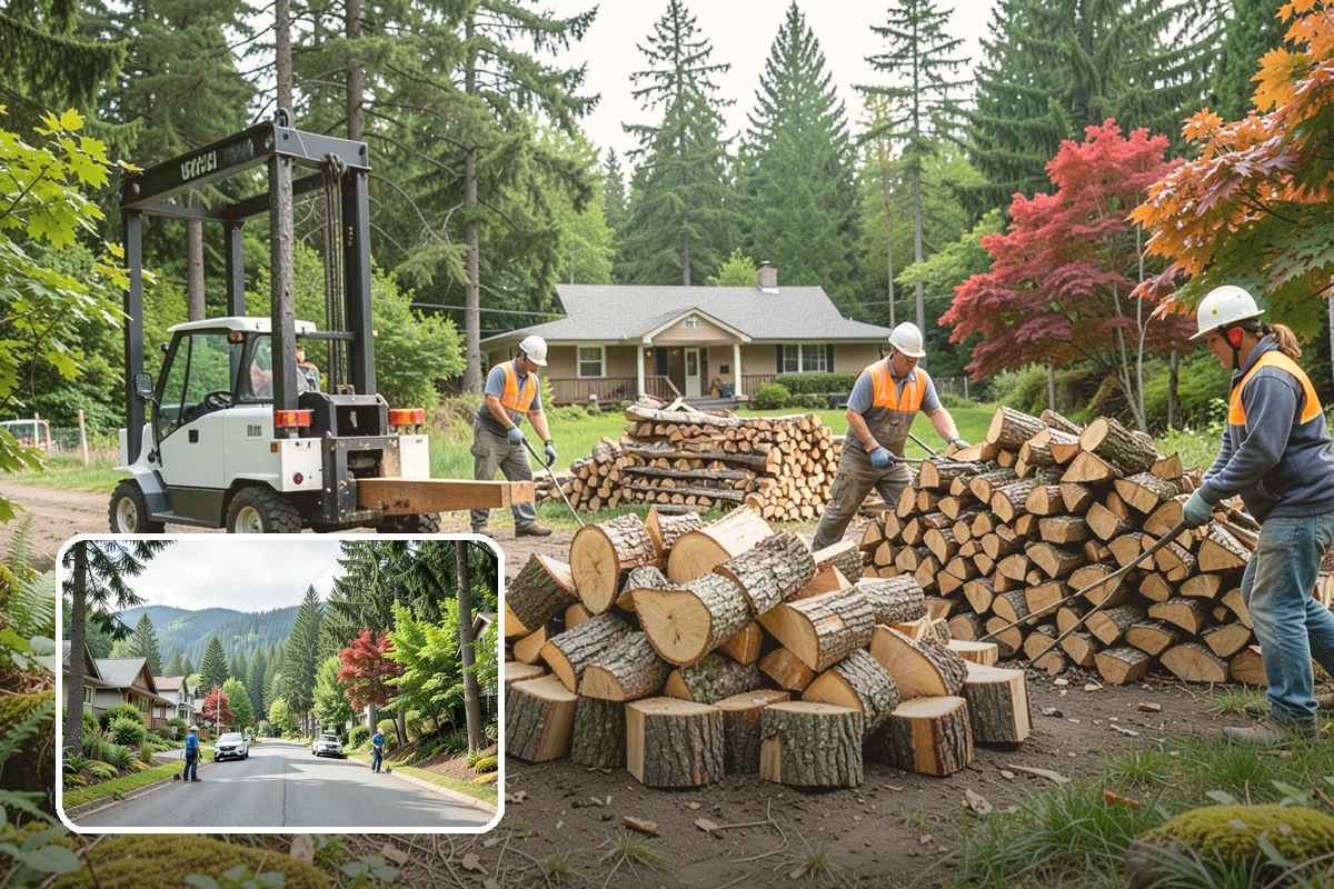Quarter Cord Firewood in Darrington, Snohomish County, WA - A manageable amount that does not overwhelm your yard