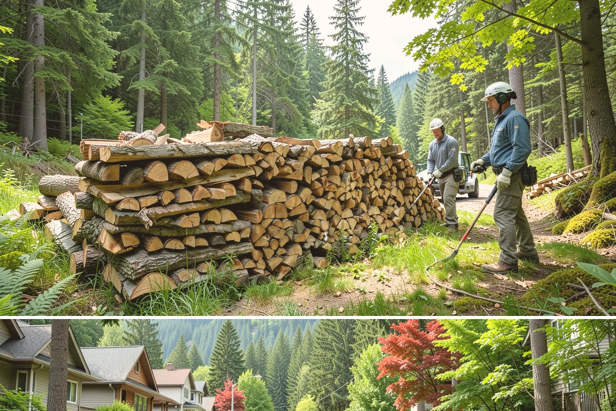 Quarter Cord Firewood in Darrington, Snohomish County, WA - Order in early fall to have a light supply seasoned and ready before the first cold snap.