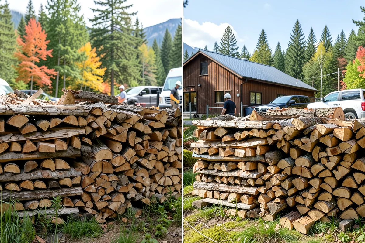 Quarter Cord Firewood in DuPont, Pierce County, WA - Confirm your quarter-cord order and delivery window