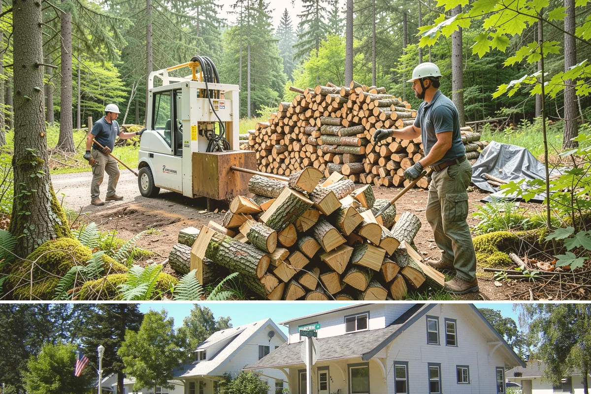 Quarter Cord Firewood in DuPont, Pierce County, WA - Order in early fall to have a light supply seasoned and ready before the first cold snap.