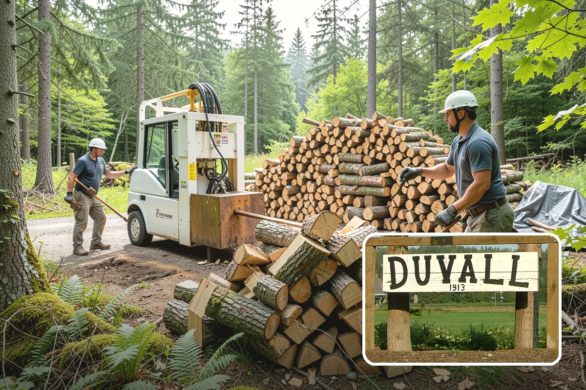 Quarter Cord Firewood in Duvall, King County, WA - A manageable amount that does not overwhelm your yard