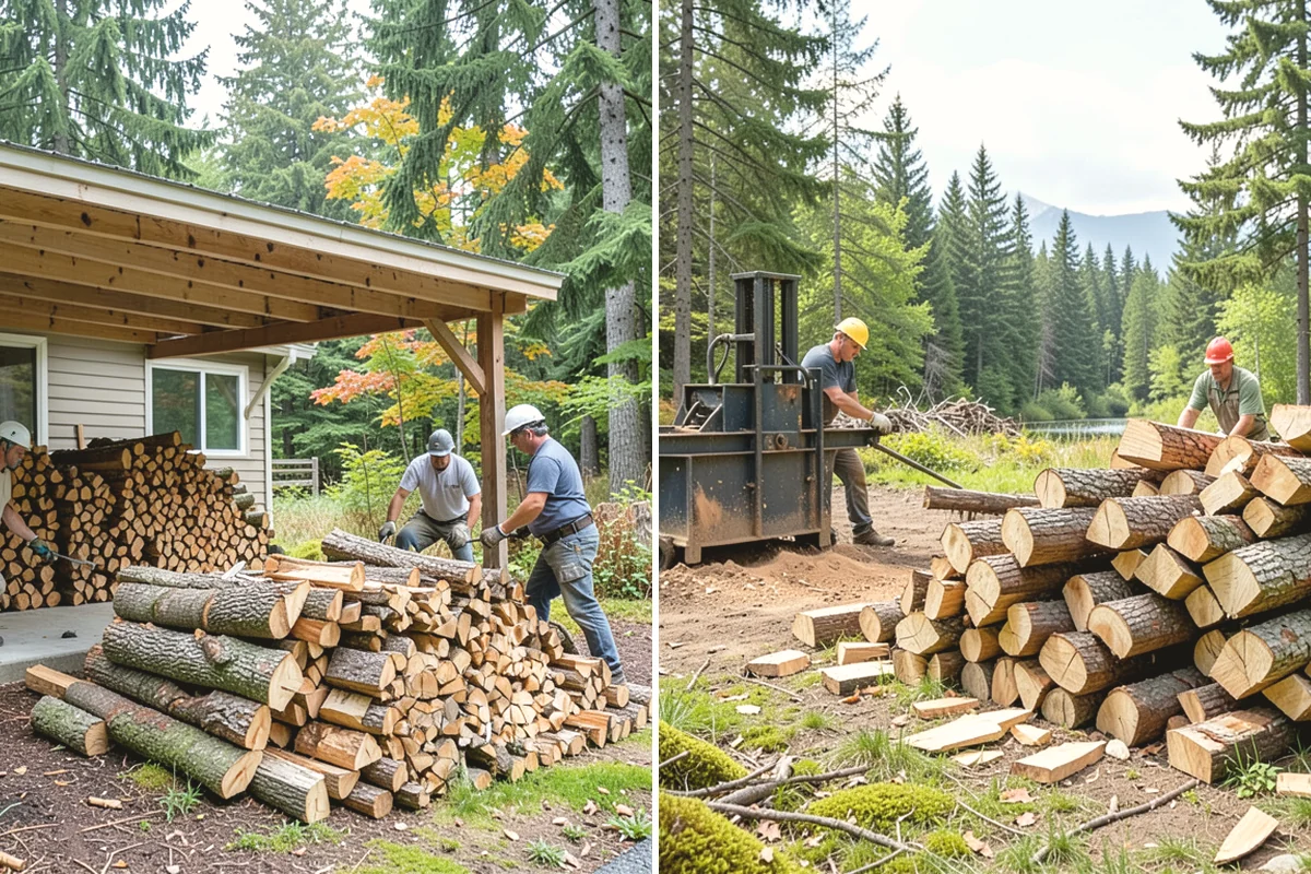Quarter Cord Firewood in Duvall, King County, WA - Confirm your quarter-cord order and delivery window