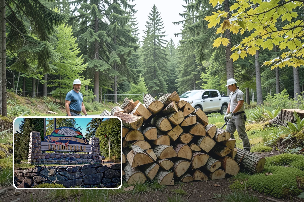 Quarter Cord Firewood in Eatonville, WA - A manageable amount that does not overwhelm your yard