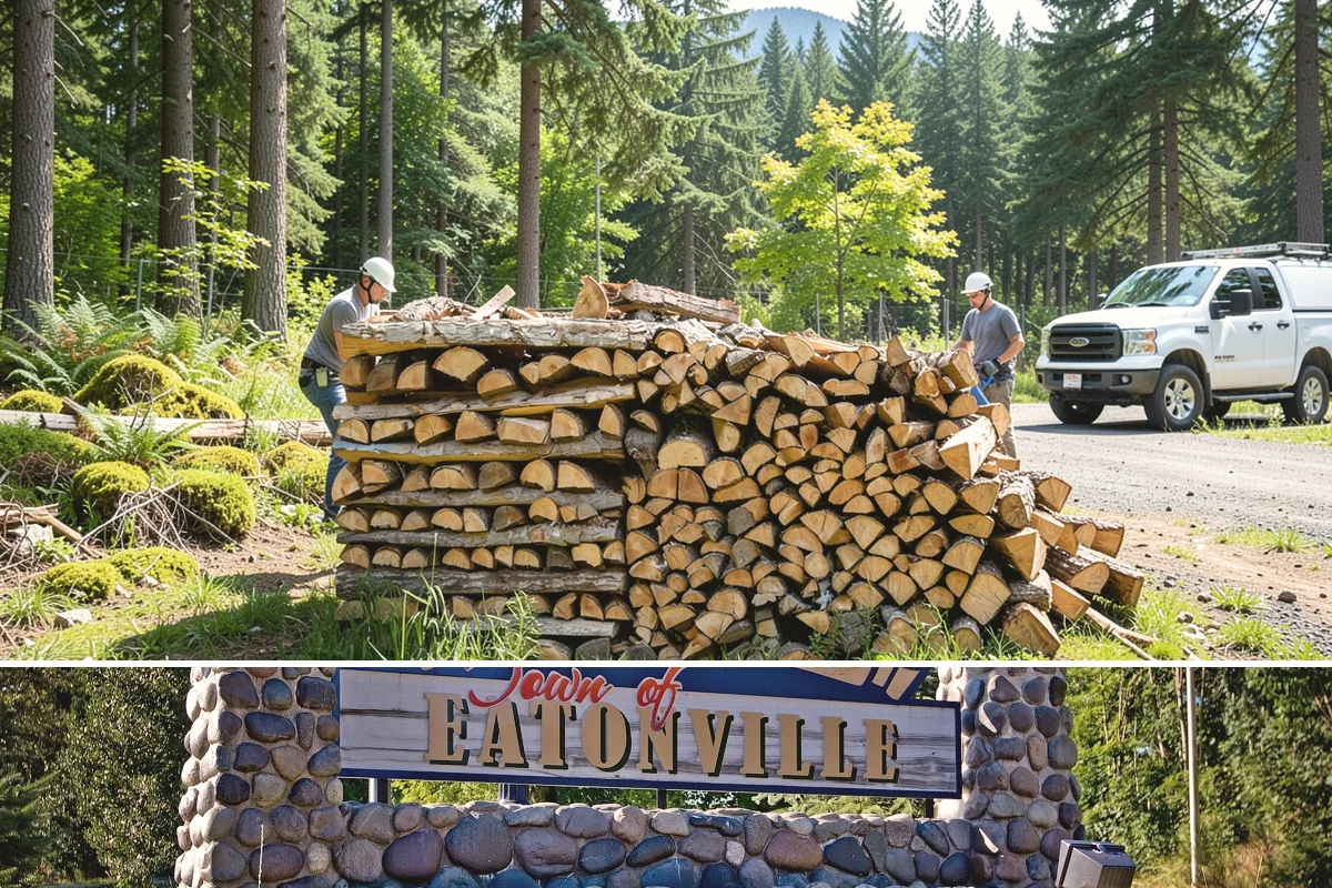 Quarter Cord Firewood in Eatonville, WA - Order in early fall to have a light supply seasoned and ready before the first cold snap.