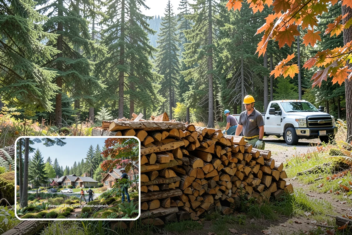 Quarter Cord Firewood in Edgewood, Pierce County, WA - A manageable amount that does not overwhelm your yard