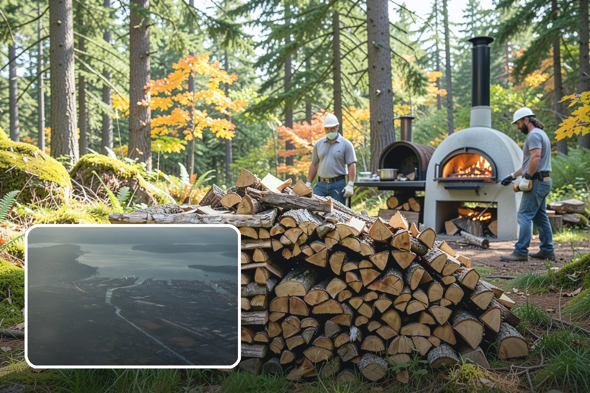 Quarter Cord Firewood in Fife, Pierce County, WA - A manageable amount that does not overwhelm your yard