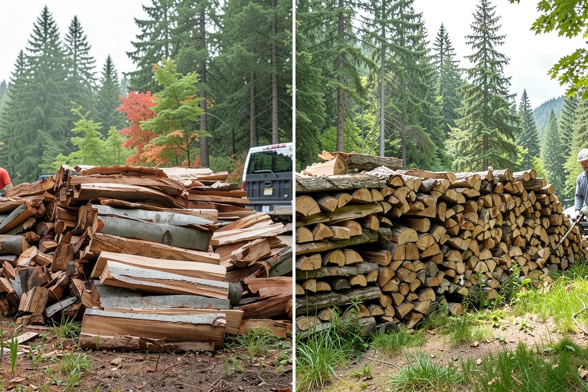 Quarter Cord Firewood in Gig Harbor, Pierce County, WA - Confirm your quarter-cord order and delivery window