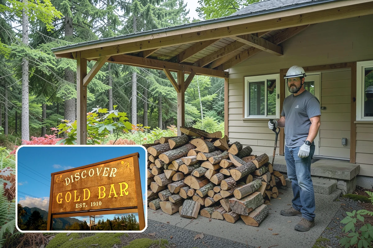 Quarter Cord Firewood in Gold Bar, Snohomish County, WA - A manageable amount that does not overwhelm your yard