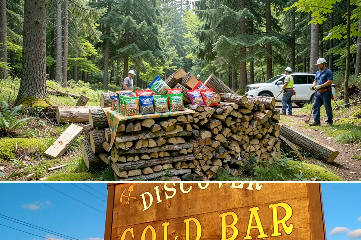 Quarter Cord Firewood in Gold Bar, Snohomish County, WA - Order in early fall to have a light supply seasoned and ready before the first cold snap.